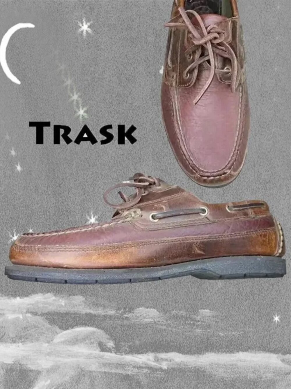 Men's Loafers, Classic Casual Academia Leather Shoes 8M Trask